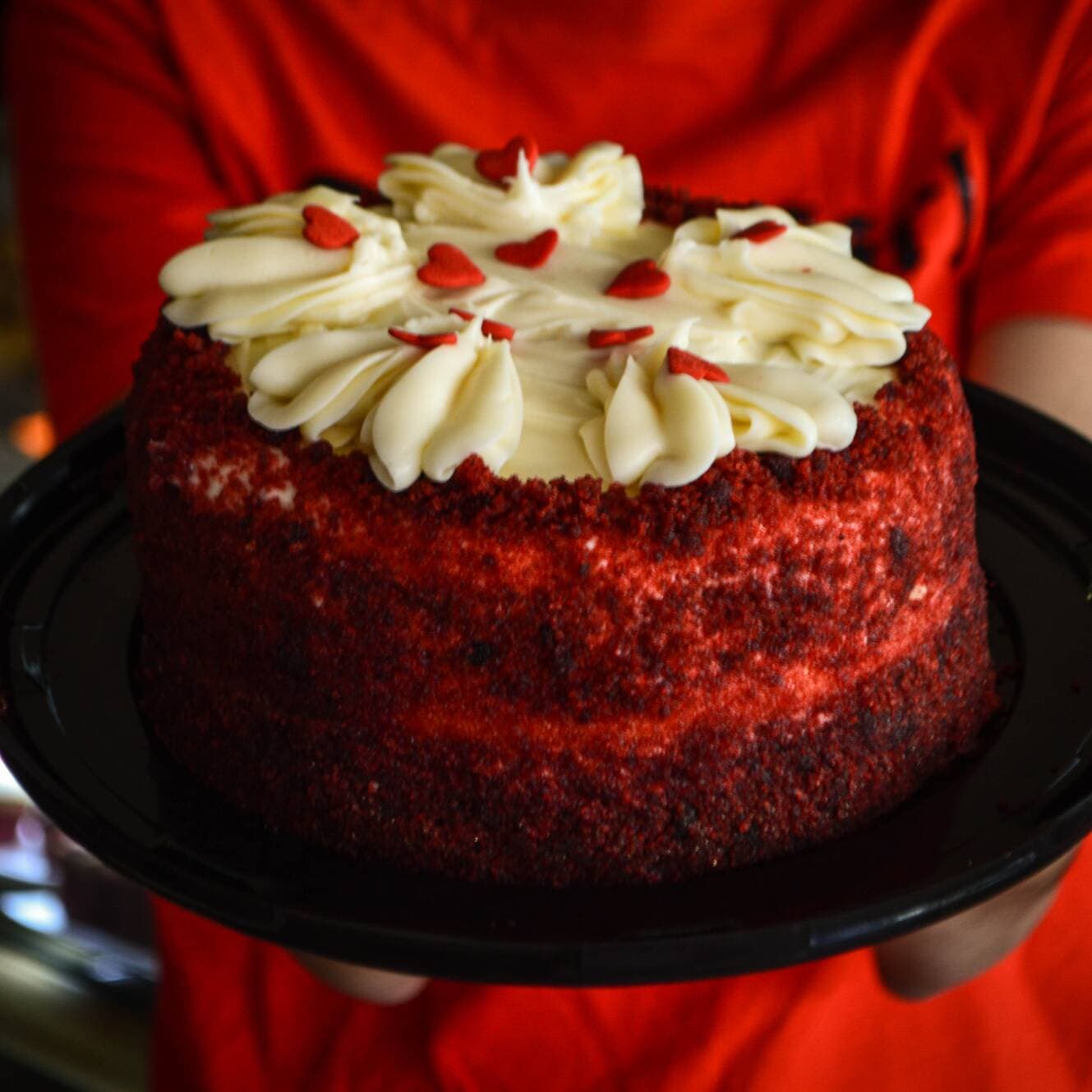 Pastel Red Velvet (4 Rebanadas 6 Pulgadas)
