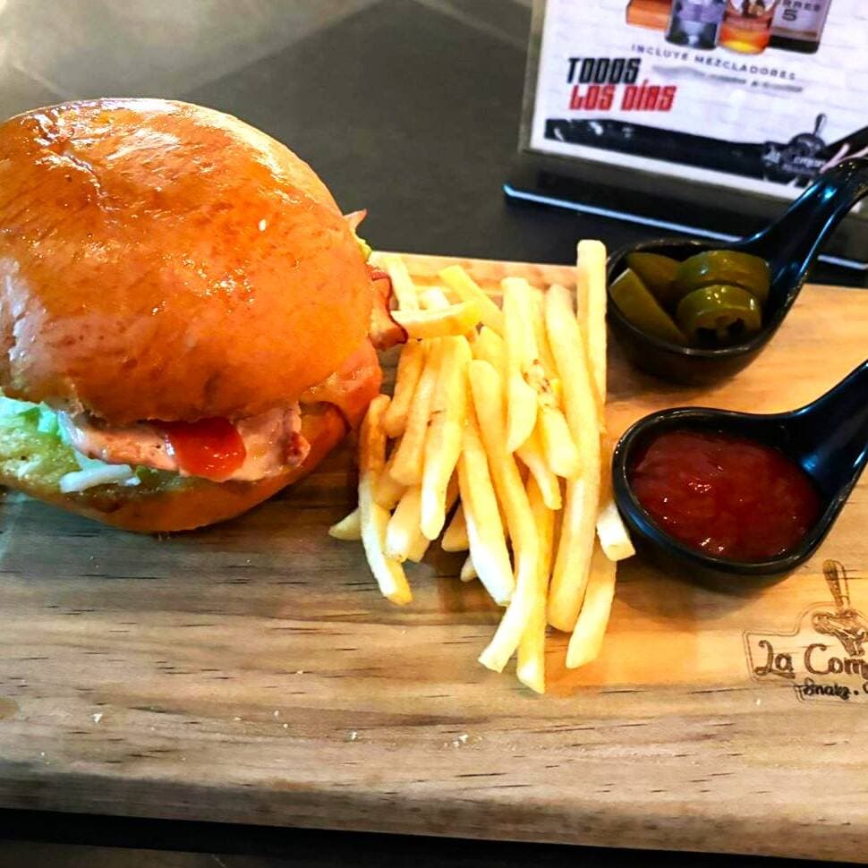Hamburguesa de Arrachera
