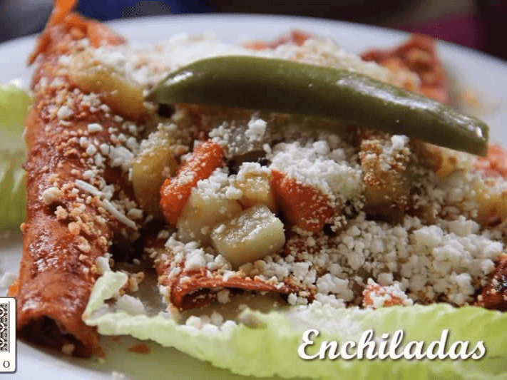 Enchiladas Morelianas sin Pollo