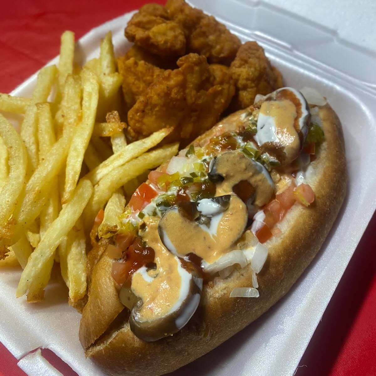 Hot Dog con Boneless