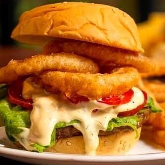 Hamburguesa Aros de Cebolla