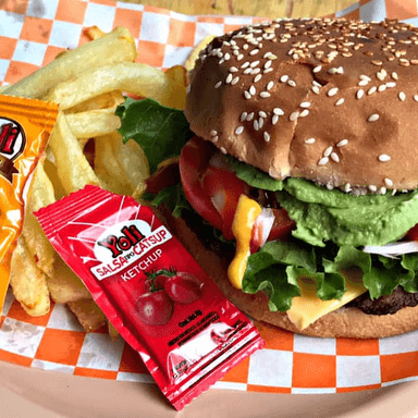 Hamburguesa con papas