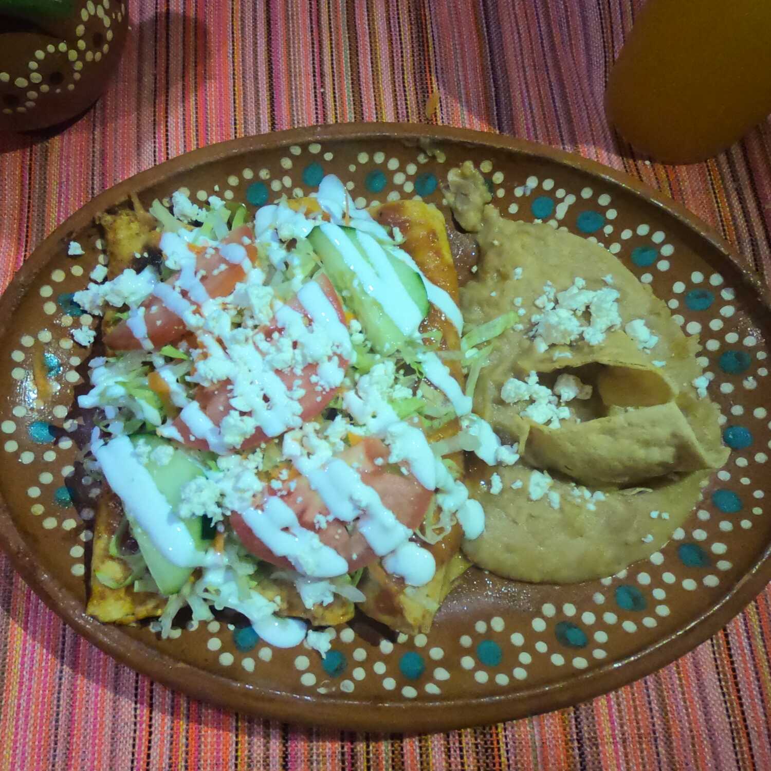 Enchiladas con Pollo