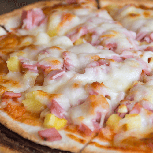 Pizza Hawaina para Tres Personas ( 30 Cm )