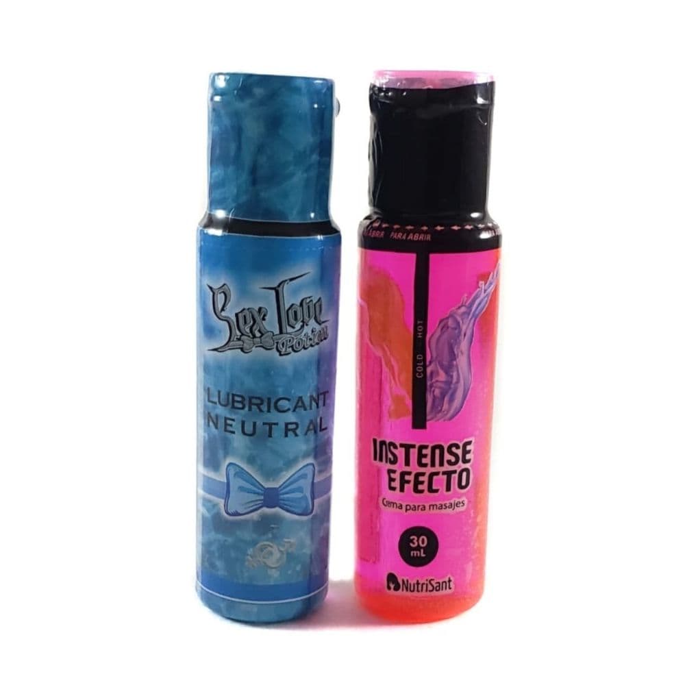Kit lubricante neutro 30ml + multiorgasmo 30ml