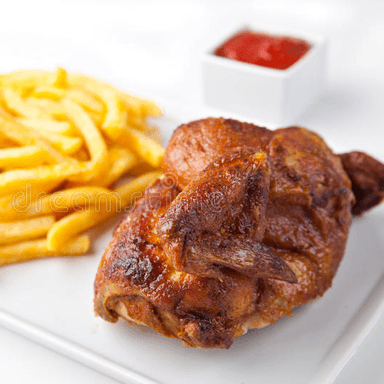 MEDIO POLLO + HELADO DE LITRO