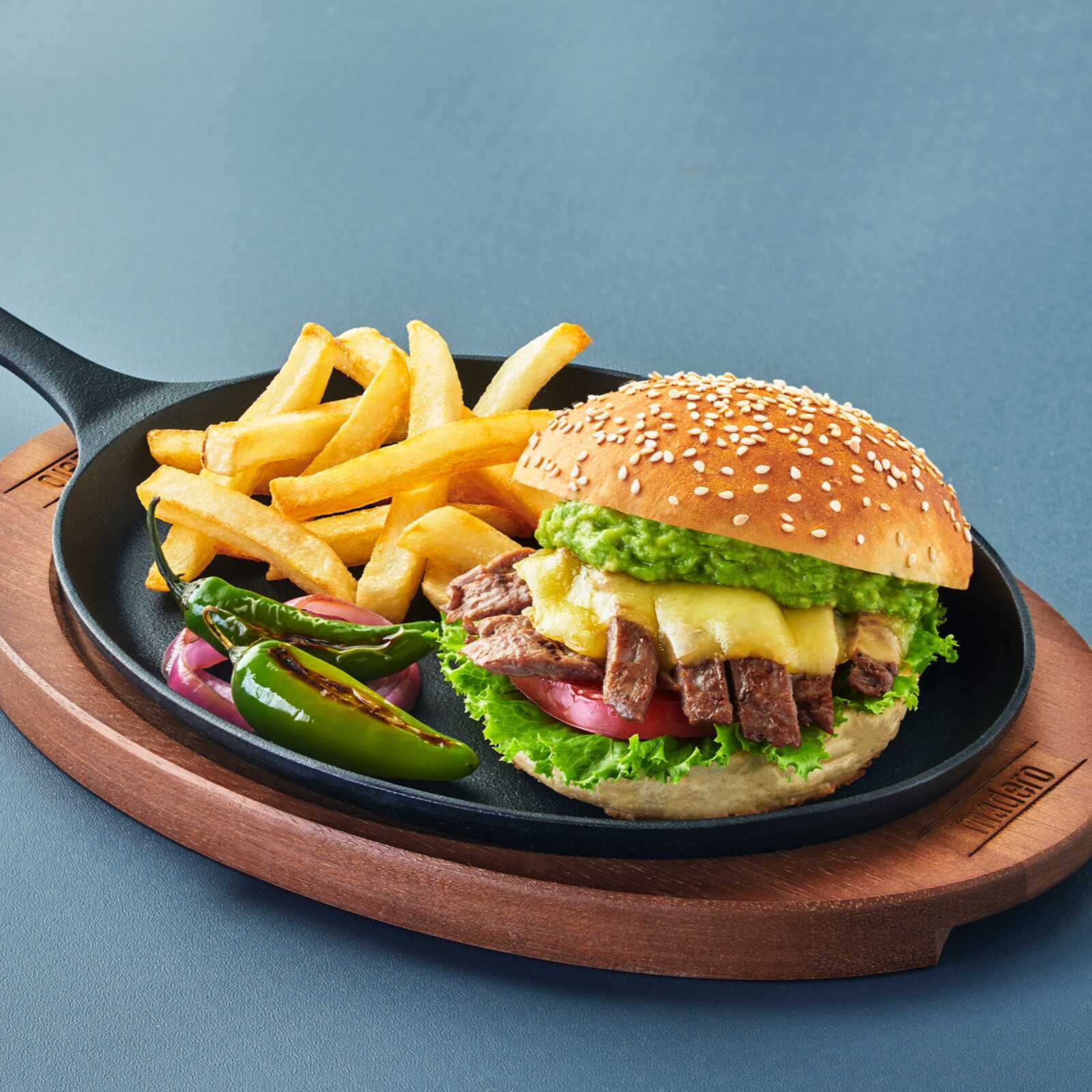 Hamburguesa de Arrachera