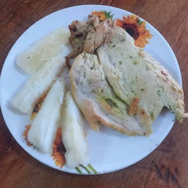 Desayuno con Pechuga Asada