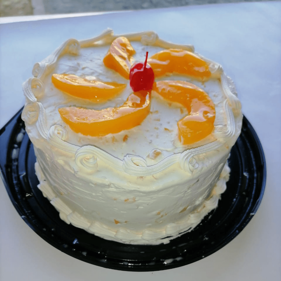 PASTEL DE DURAZNO MEDIANO