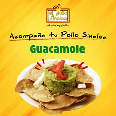 1/2 POLLO+GUACAMOLE+PAPAS FRANCESA