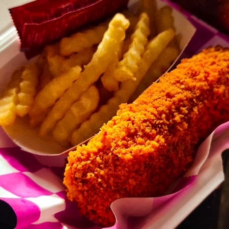 Banderilla Coreana Salchicha Doritos