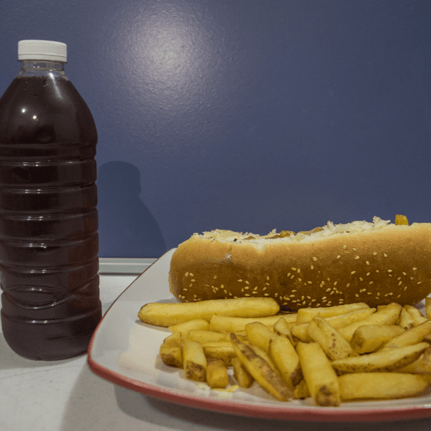 Hot Dog Ranchero + Papas + Agua Natural