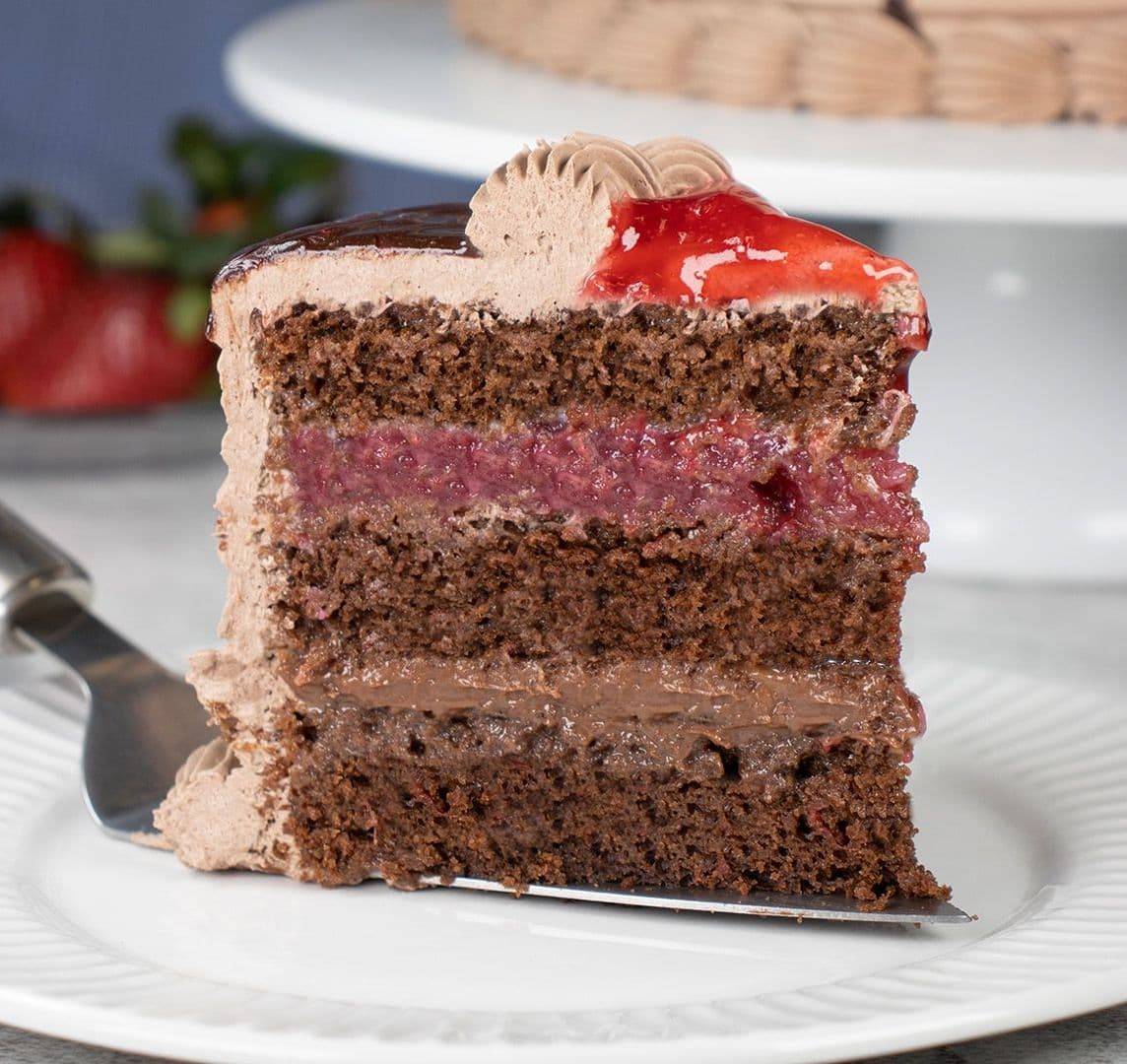 Rebanada Pastel Choco Fresa