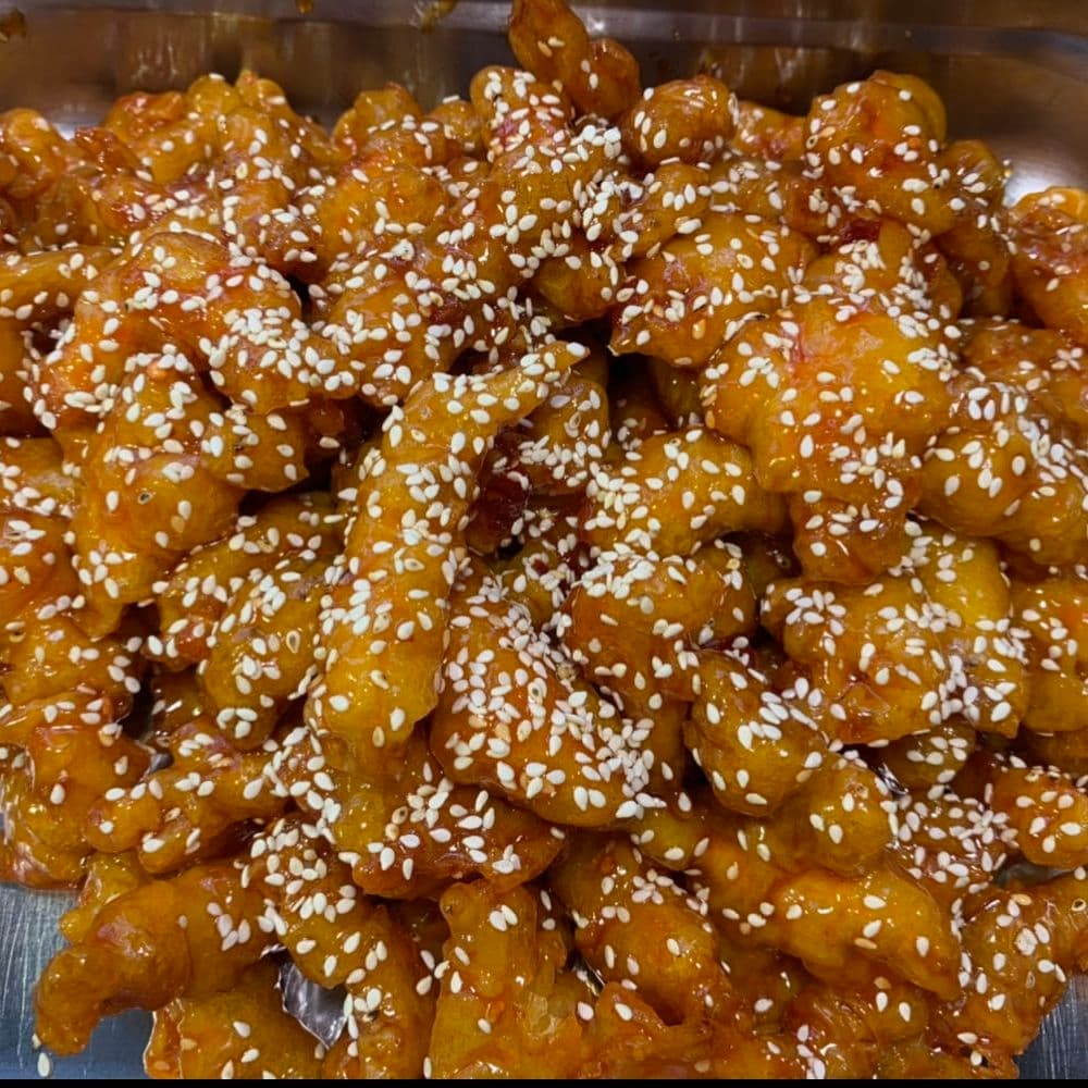 Orden Grande de Pollo con Ajonjolí Agridulce 大份芝麻鸡