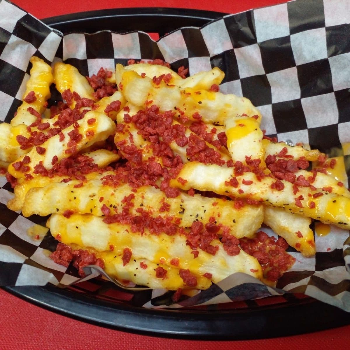 Papas a la Francesa con Tocino Deshidratado