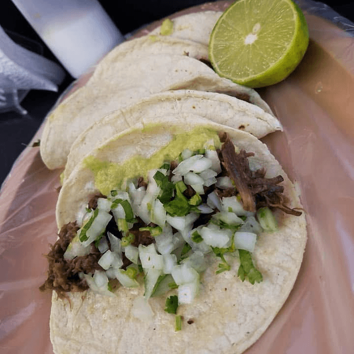 Orden de 4 Tacos de Barbacoa