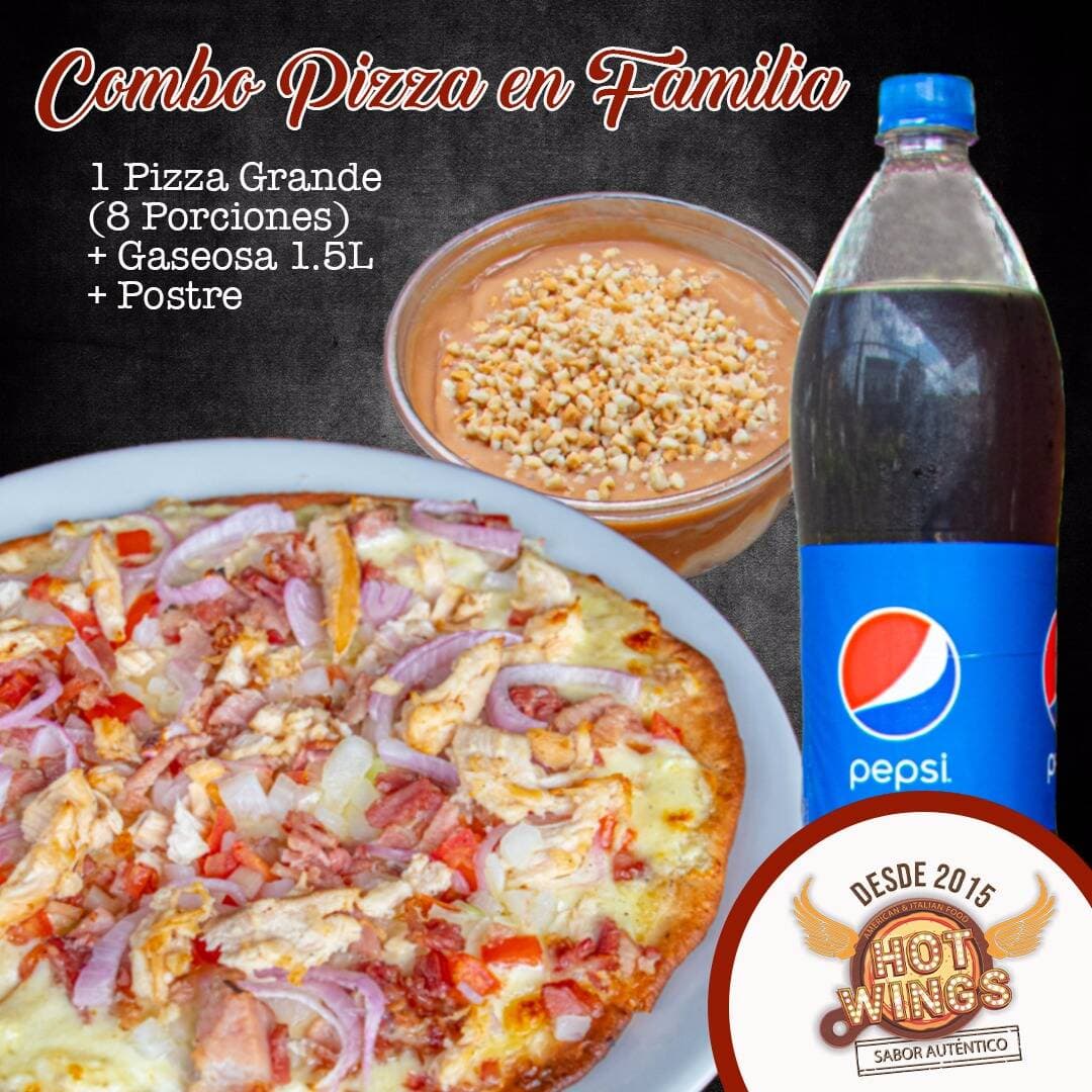Combo Pizza en Familia (4 Personas)