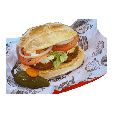Torta Pechuga de Pollo Empanizada Chica