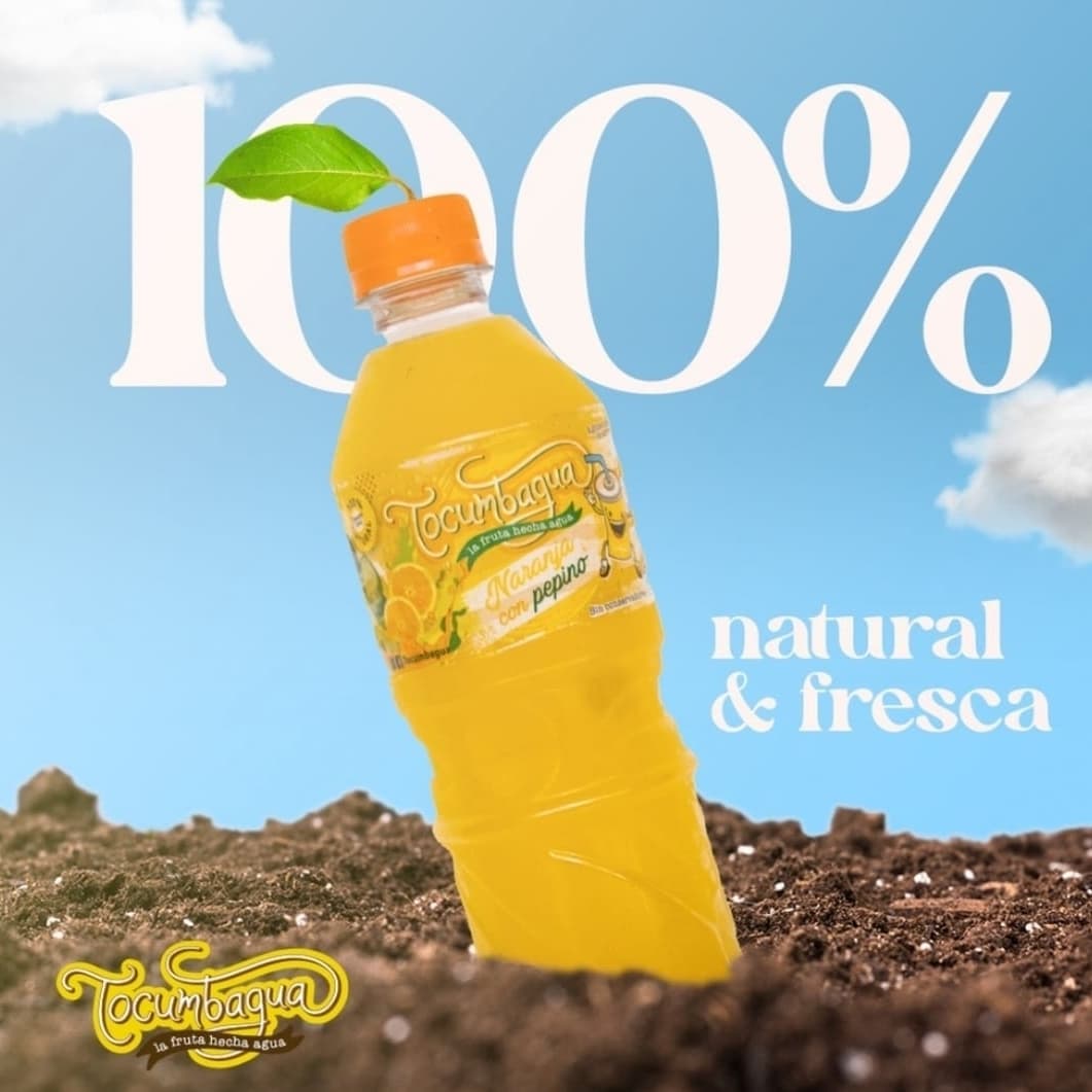 Agua de Naranja con Pepino