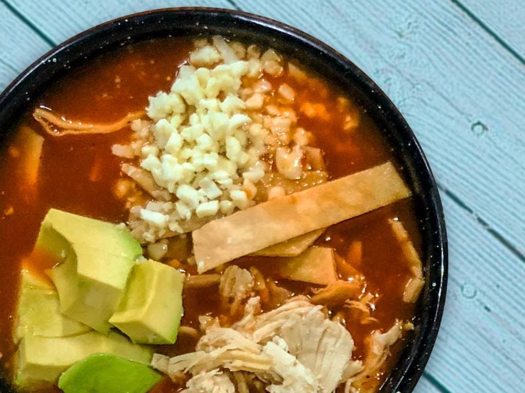 Sopa Ázteca con Pollito