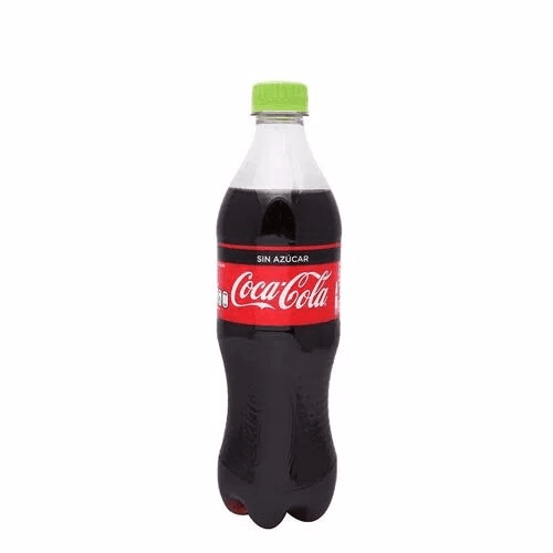 Coca cola sin azucar 600ml