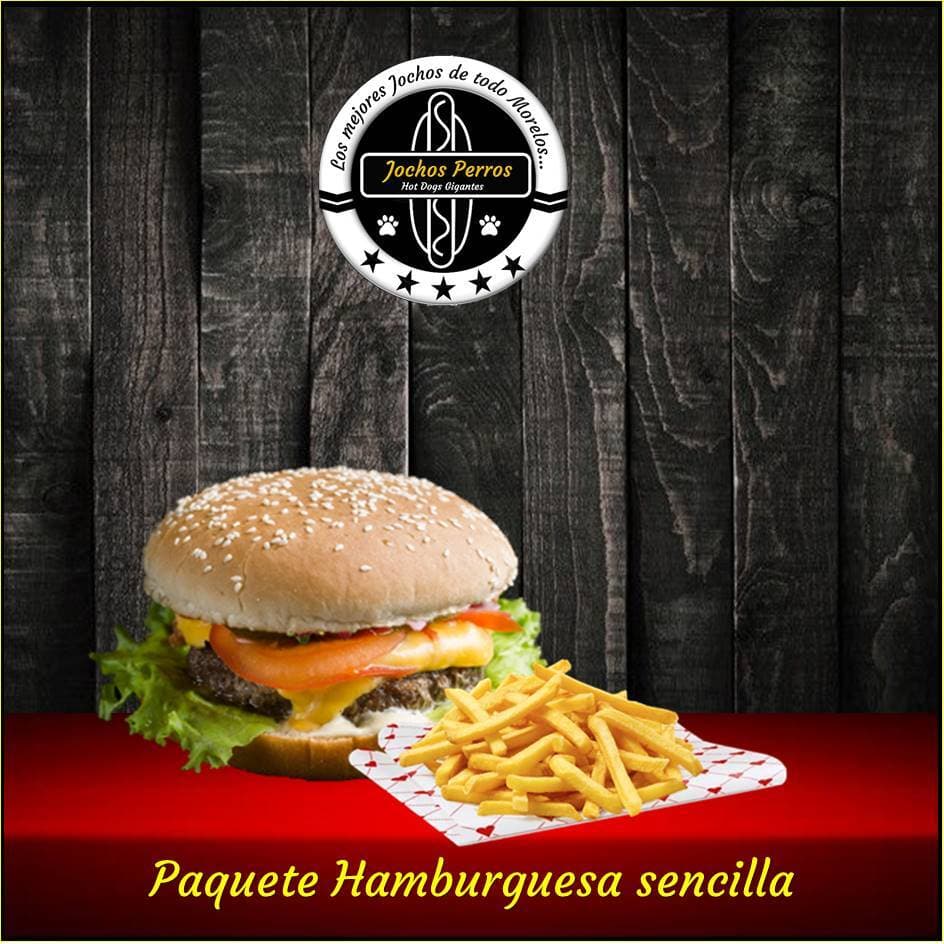 Hamburguesa Sencilla con Papas