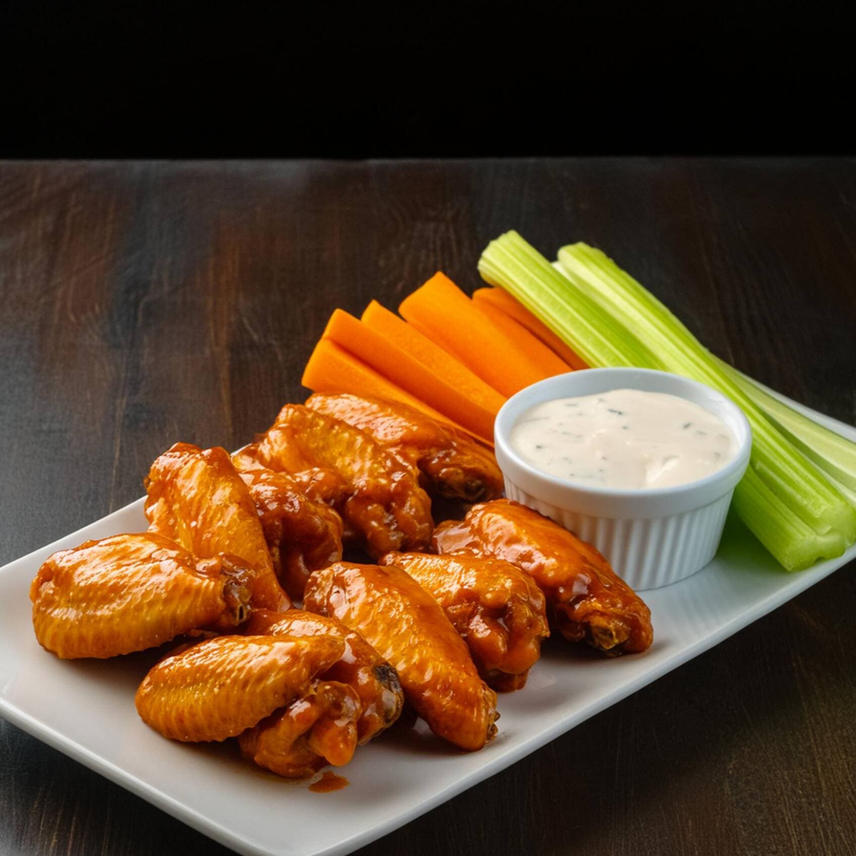 Alitas Orden Individual Salsa Buffalo