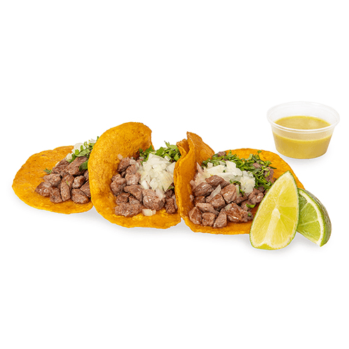 Tacos de bistec (3)