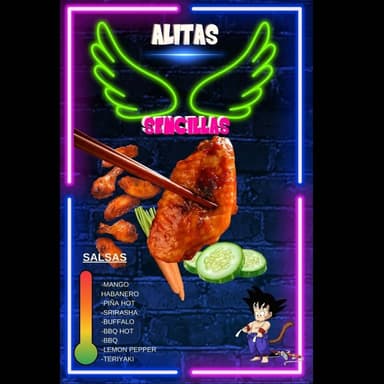 Alitas Sencillas