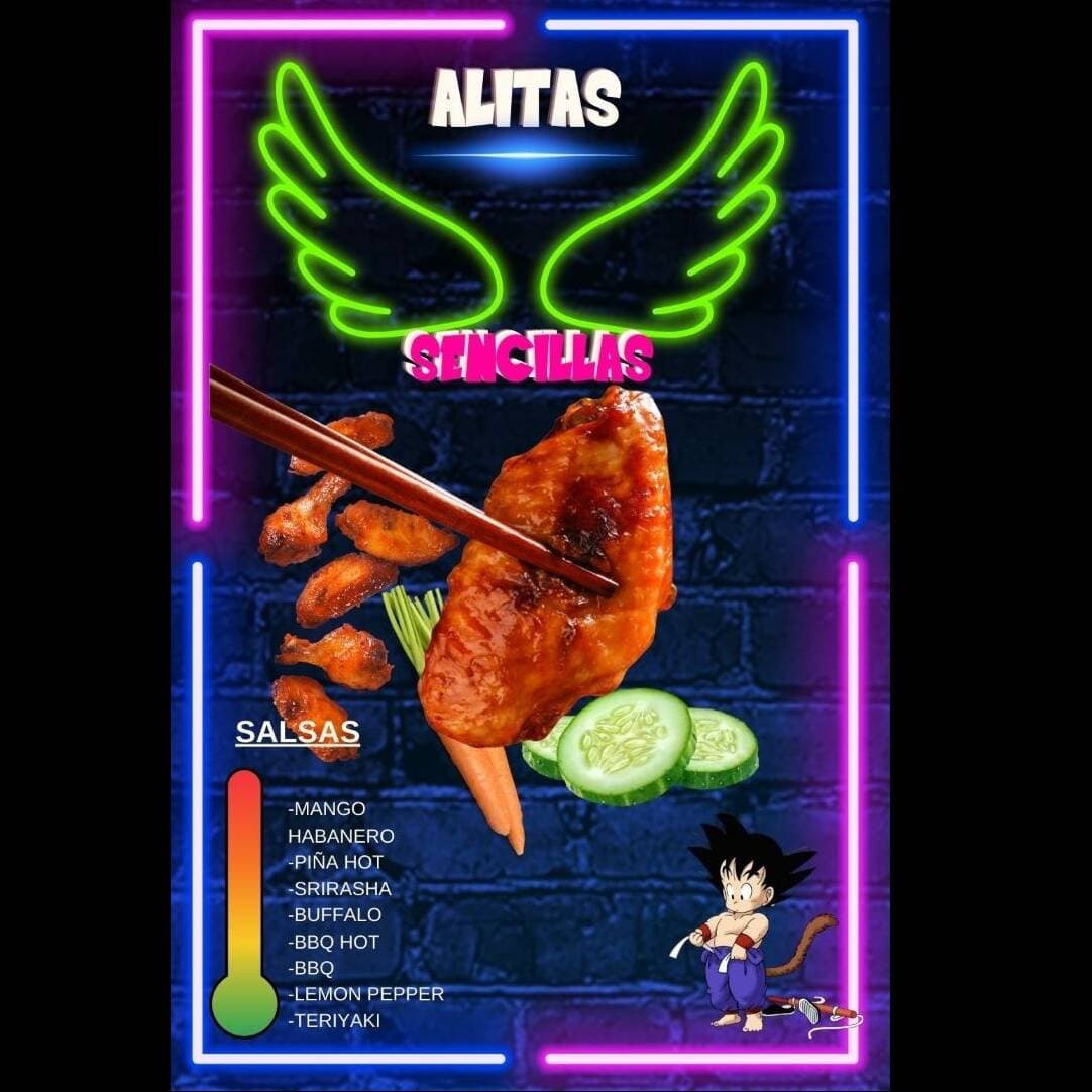 Alitas Sencillas