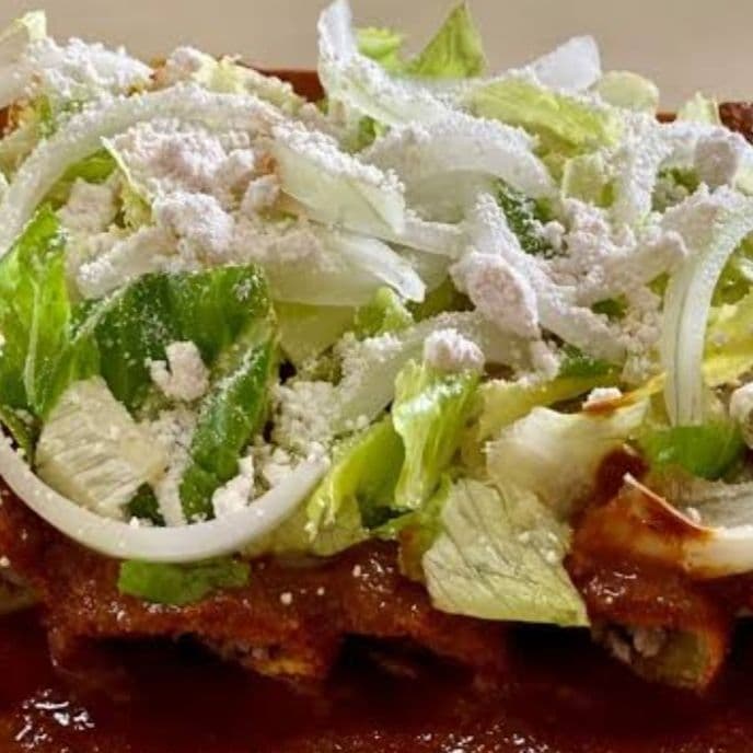 Enchiladas Rojas, Huevo Revuelto