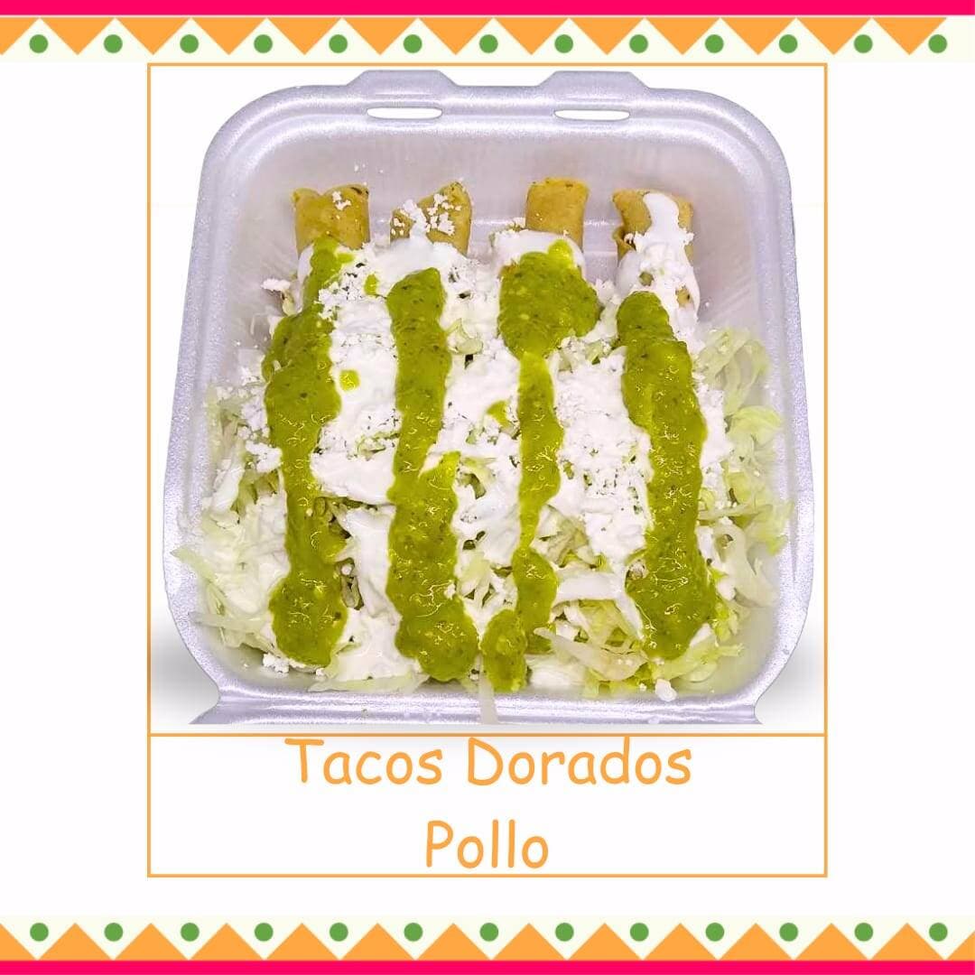 Tacos Dorados de Pollo