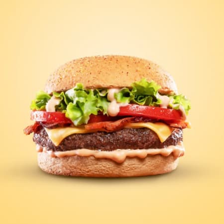 Hamburguesa con Tocino