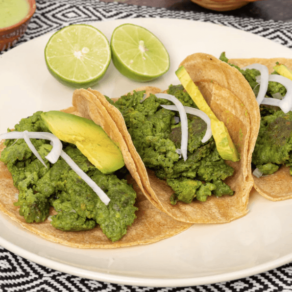 Taco de Longaniza Verde Artesanal