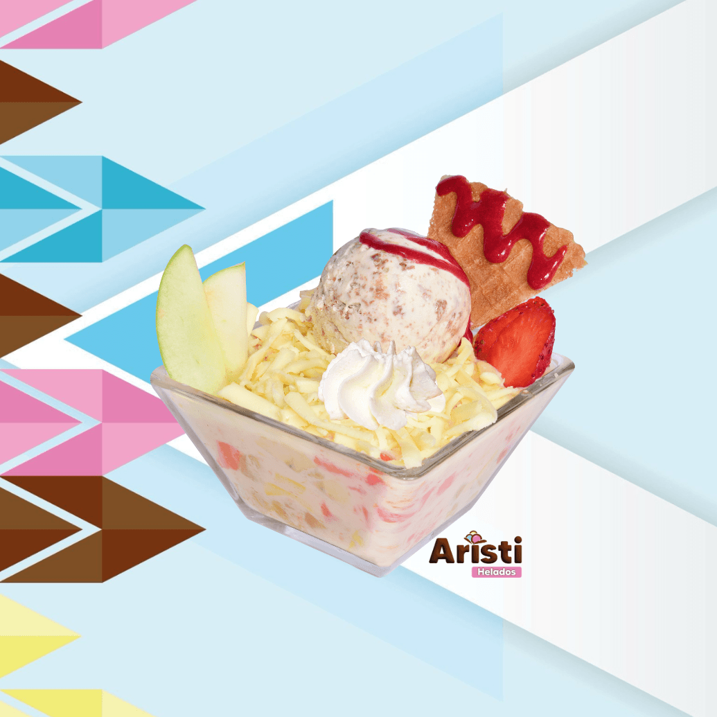 Ensalada de Fruta con Helado 350 Grs