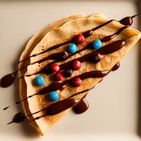 Crepa de M&M's
