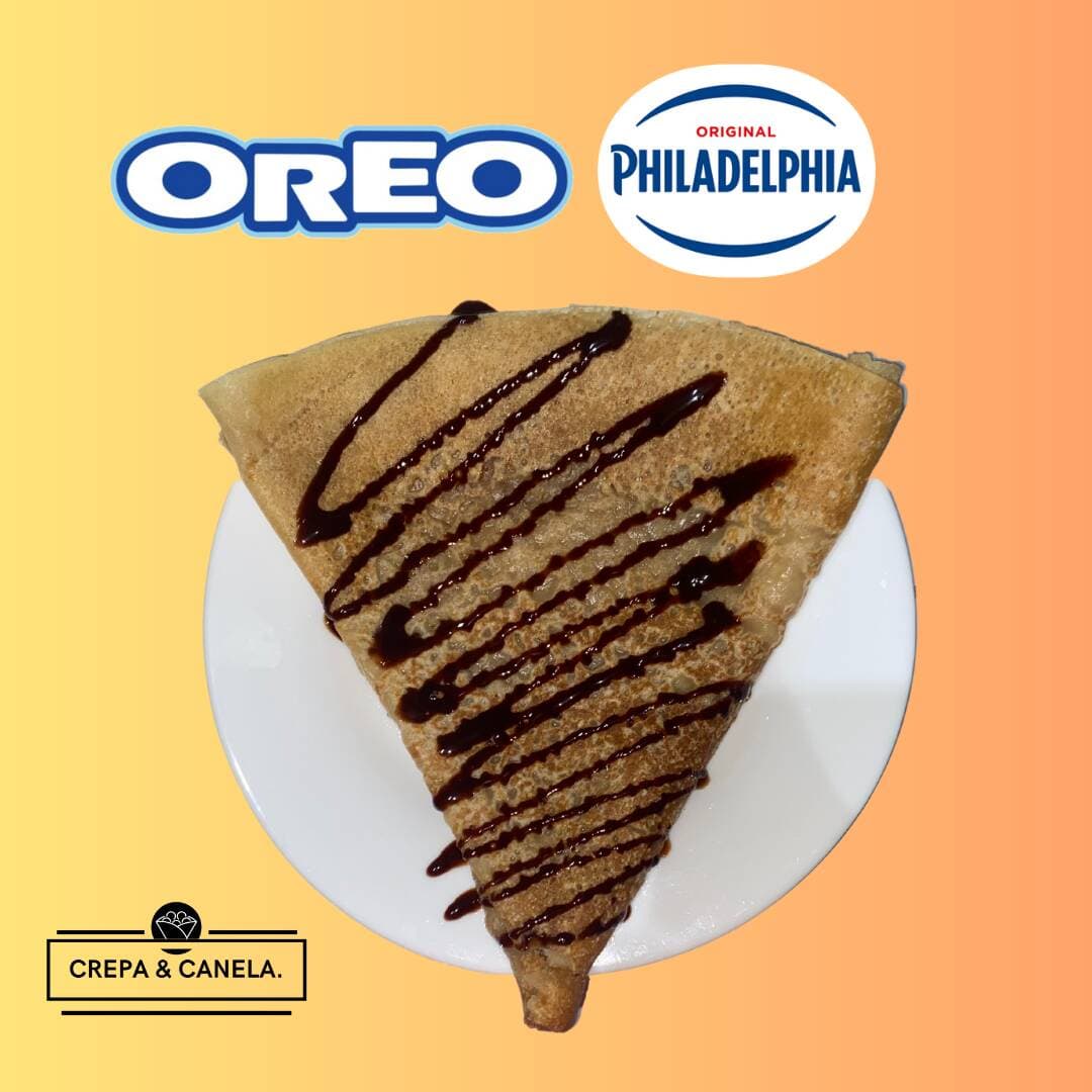 1 CREPA DE OREO, NUTELLA Y PHILADELPHIA 40 CM
