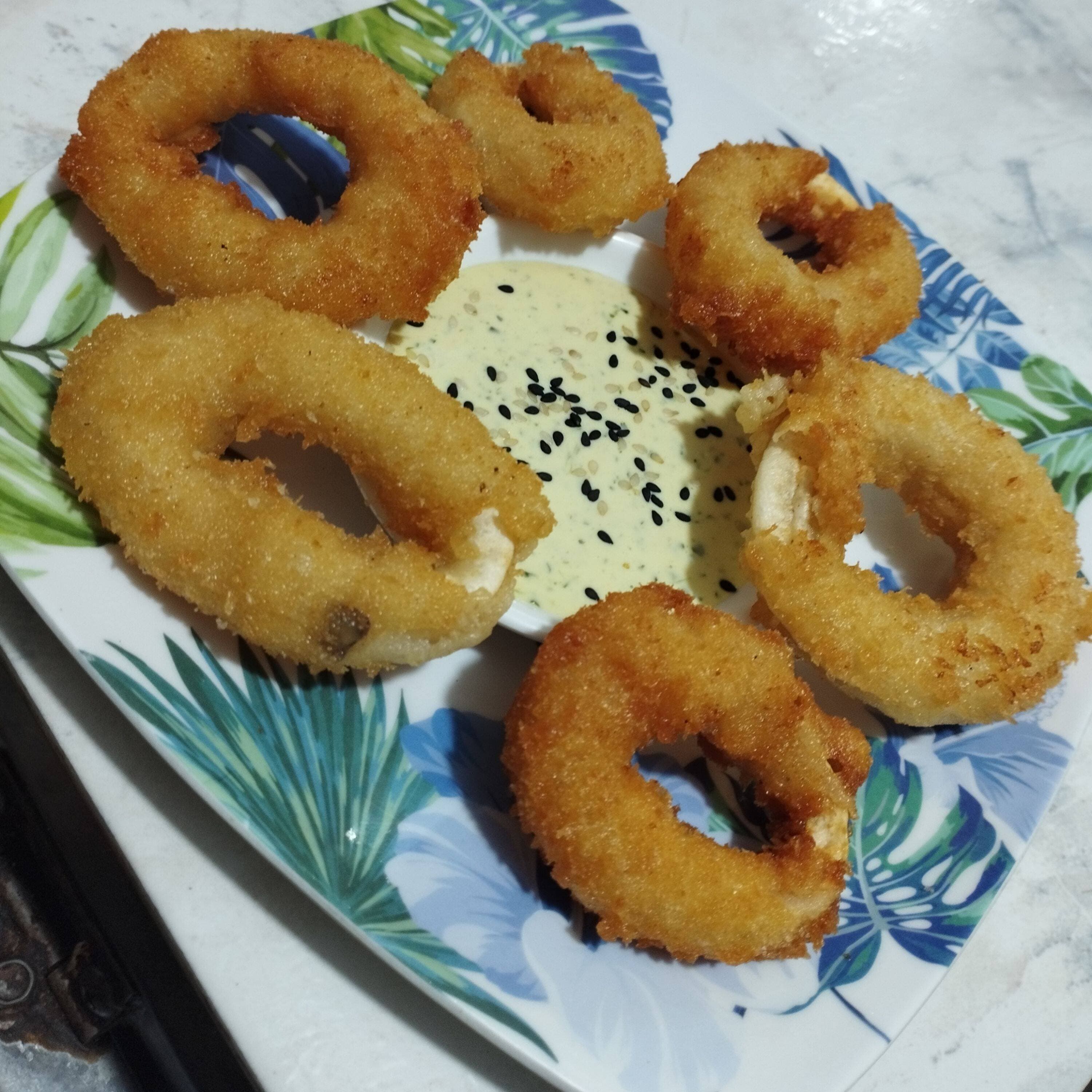 Aros de Calamar Tempura