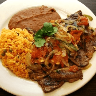 Bisteck Encebollado