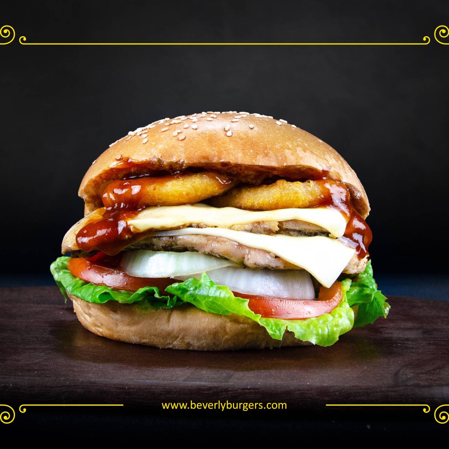Hamburguesa BBQ Doble de Filete