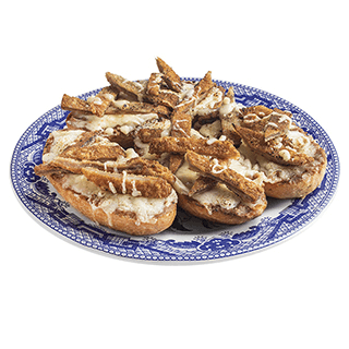 Molletes de Milanesa con Salsa Mexicana