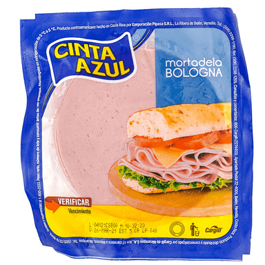 MORTADELA BOLOGNA 250 CINTA AZUL