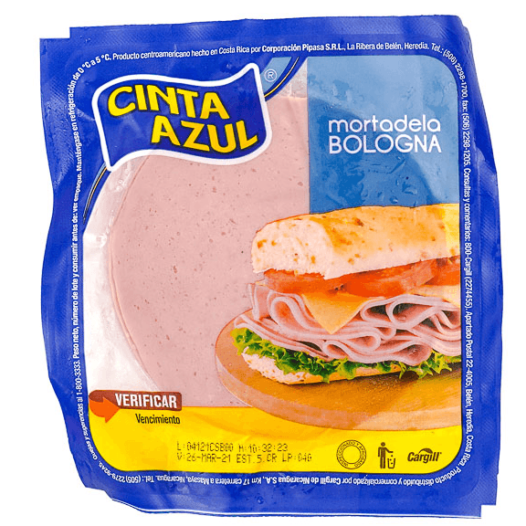 MORTADELA BOLOGNA 250 CINTA AZUL