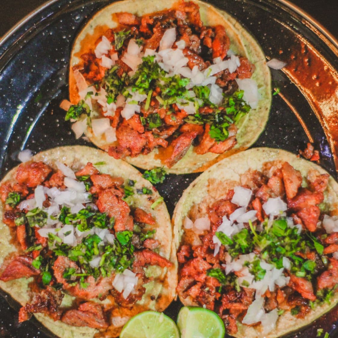 Taco al Pastor de Maiz.