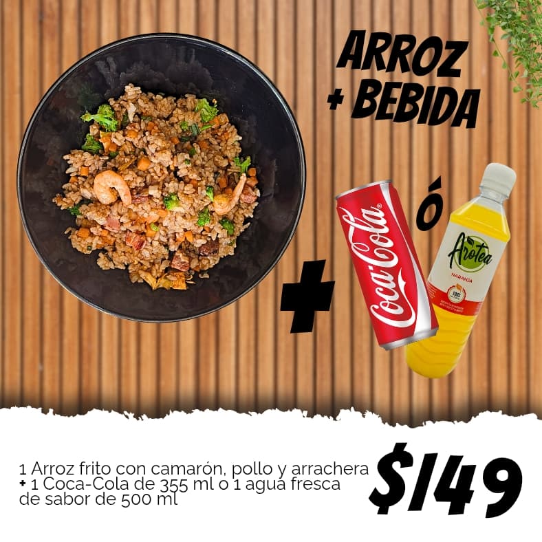 Arroz + Bebida