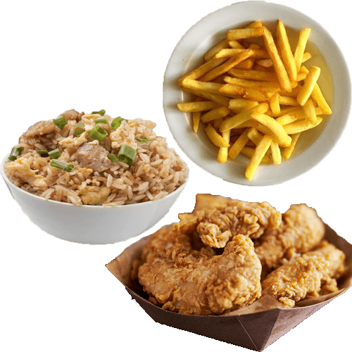 menu 6chicharron broster conpapafrito   y 1agua
