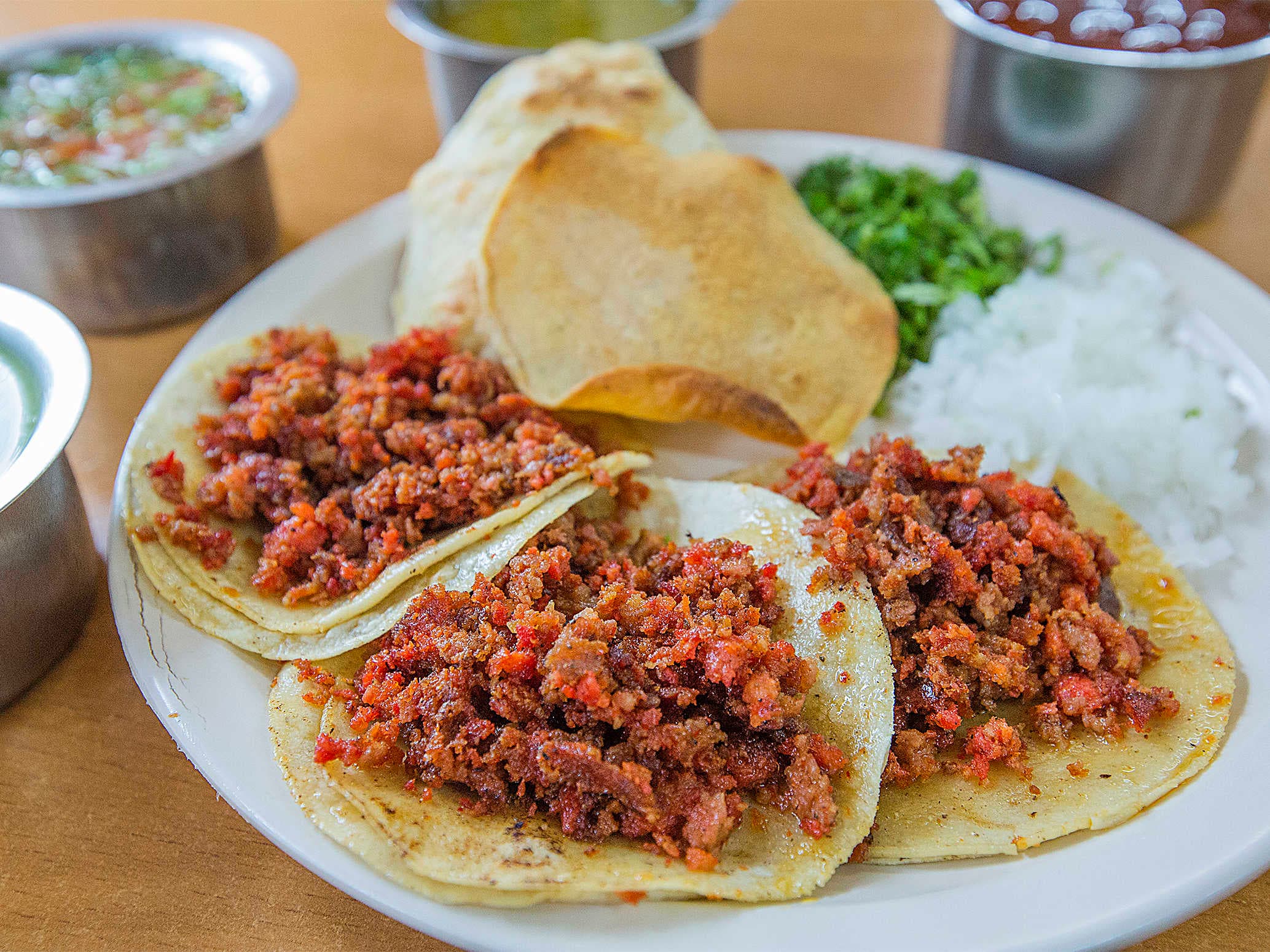 Taco de Chorizo