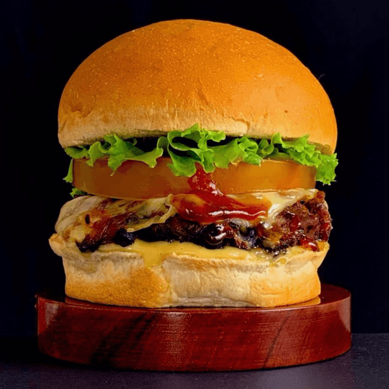 Burger Clasica Doble (200gr) + Queso.