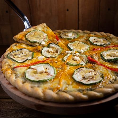 Pizza de verduras asadas