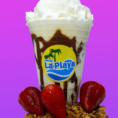 Fresas Naturales con Crema